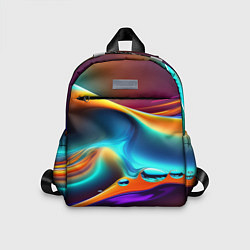 Детский рюкзак Абстракция - жидкость, цвет: 3D-принт