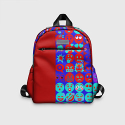 Детский рюкзак Смайлики для общения, цвет: 3D-принт