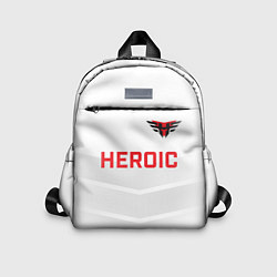 Детский рюкзак Heroic white, цвет: 3D-принт