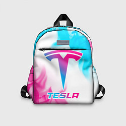 Детский рюкзак Tesla neon gradient style, цвет: 3D-принт