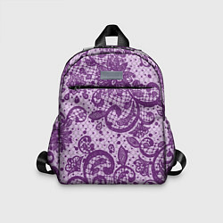 Детский рюкзак Фиолетовая фантазия, цвет: 3D-принт