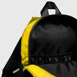 Детский рюкзак Evangelion - gold gradient: надпись, символ, цвет: 3D-принт — фото 2