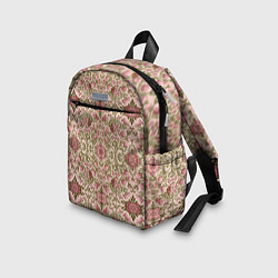 Детский рюкзак Розовые цветы и вензеля, цвет: 3D-принт — фото 2