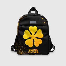 Детский рюкзак Black Clover - gold gradient, цвет: 3D-принт