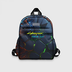 Детский рюкзак Cyberpunk 2077 phantom liberty logo, цвет: 3D-принт