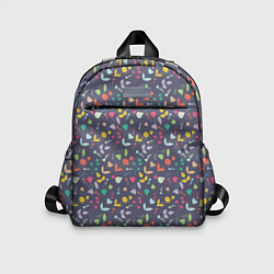 Детский рюкзак Милые листочки, цвет: 3D-принт