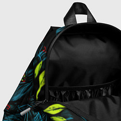 Детский рюкзак Cyberpunk 2077 phantom liberty abstract logo, цвет: 3D-принт — фото 2