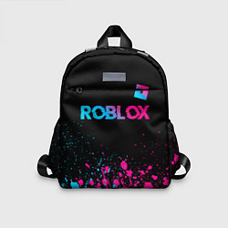 Детский рюкзак Roblox - neon gradient: символ сверху
