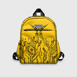 Детский рюкзак Киберпанк Yellow-Black