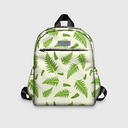 Детский рюкзак Лесной зеленый папоротник, цвет: 3D-принт