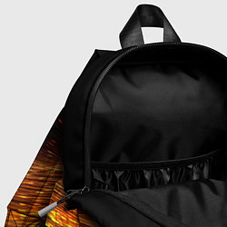 Детский рюкзак Фон темное золото, цвет: 3D-принт — фото 2