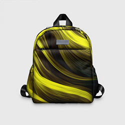 Детский рюкзак Черные и желтые линии