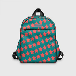 Детский рюкзак Звезды на изумрудном, цвет: 3D-принт