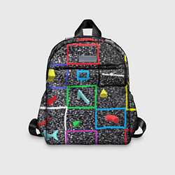 Детский рюкзак Цифровой шум, цвет: 3D-принт