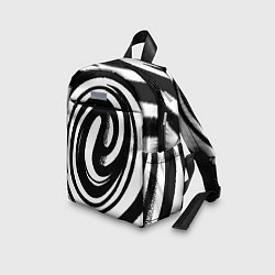 Детский рюкзак Черно-белая воронка, цвет: 3D-принт — фото 2