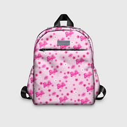 Детский рюкзак Барби, сердечки и цветочки, цвет: 3D-принт