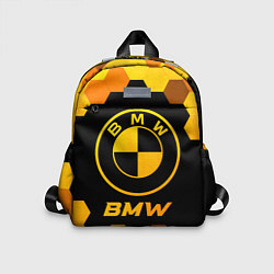 Детский рюкзак BMW - gold gradient, цвет: 3D-принт
