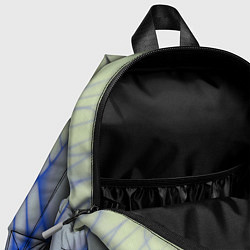 Детский рюкзак Лучи - неоновый синий - Хуф и Ся, цвет: 3D-принт — фото 2