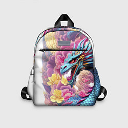Детский рюкзак Свирепый дракон - татуировка - ирезуми - Япония, цвет: 3D-принт