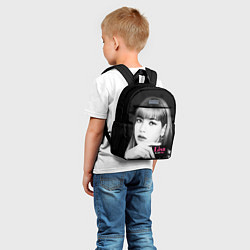 Детский рюкзак Blackpink Lisa Business card, цвет: 3D-принт — фото 2