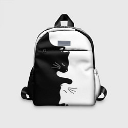 Детский рюкзак Котики Инь-Янь, цвет: 3D-принт