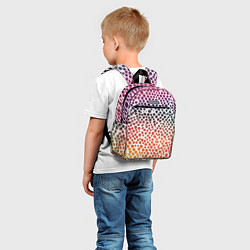 Детский рюкзак Радужные градиентные круги, цвет: 3D-принт — фото 2
