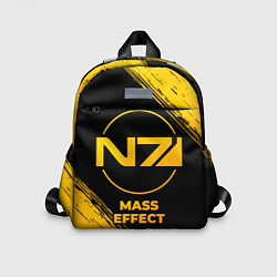 Детский рюкзак Mass Effect - gold gradient, цвет: 3D-принт