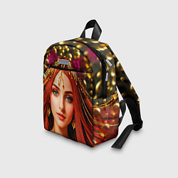 Детский рюкзак Девушка с распущенными красными волосами, цвет: 3D-принт — фото 2