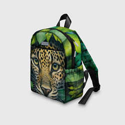 Детский рюкзак Леопард в листьях, цвет: 3D-принт — фото 2