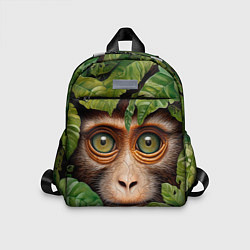 Детский рюкзак Обезьяна в джунглях, цвет: 3D-принт