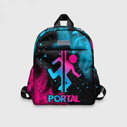Детский рюкзак Portal - neon gradient, цвет: 3D-принт