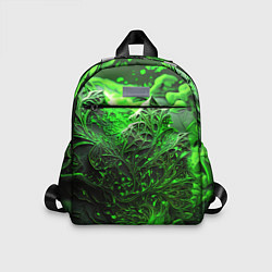 Детский рюкзак Зеленая кислота, цвет: 3D-принт