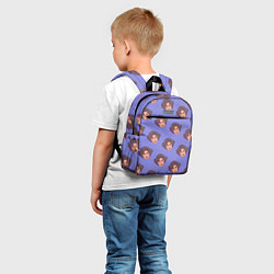 Детский рюкзак Тимоти Шаламе узор, цвет: 3D-принт — фото 2
