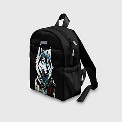 Детский рюкзак Волк - графика, цвет: 3D-принт — фото 2