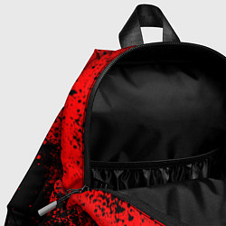 Детский рюкзак Ауди - красный и белый, цвет: 3D-принт — фото 2