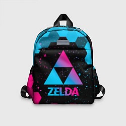 Детский рюкзак Zelda - neon gradient, цвет: 3D-принт