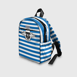 Детский рюкзак Тельняшка синяя - логотип вдв, цвет: 3D-принт — фото 2