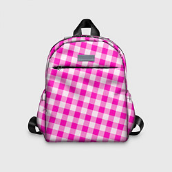 Детский рюкзак Розовая клетка Барби, цвет: 3D-принт