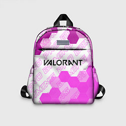 Детский рюкзак Valorant pro gaming: символ сверху, цвет: 3D-принт