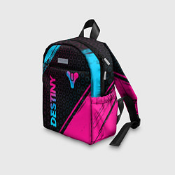 Детский рюкзак Destiny - neon gradient: надпись, символ, цвет: 3D-принт — фото 2