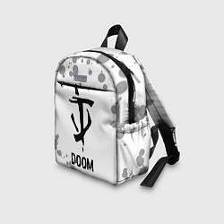 Детский рюкзак Doom glitch на светлом фоне, цвет: 3D-принт — фото 2