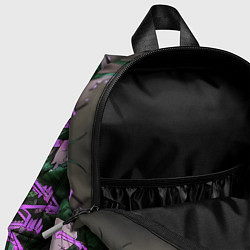 Детский рюкзак Фиолетовый элементаль киберпанк, цвет: 3D-принт — фото 2