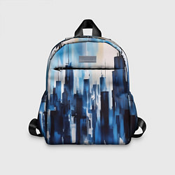 Детский рюкзак Мегаполис акварелью, цвет: 3D-принт