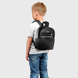 Детский рюкзак Darling in the FranXX glitch на темном фоне: симво, цвет: 3D-принт — фото 2