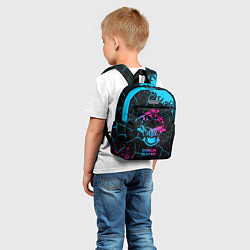 Детский рюкзак Goblin Slayer - neon gradient, цвет: 3D-принт — фото 2