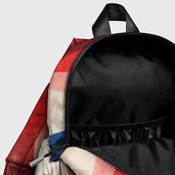 Детский рюкзак Абстракция в цветах флага РФ, цвет: 3D-принт — фото 2