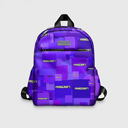 Детский рюкзак Minecraft pattern logo, цвет: 3D-принт