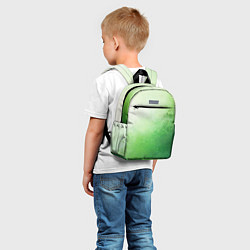 Детский рюкзак Зелёные пиксели, цвет: 3D-принт — фото 2