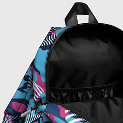 Детский рюкзак Цифровая река спортивный паттерн, цвет: 3D-принт — фото 2