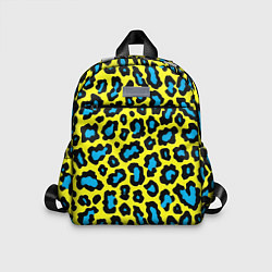 Детский рюкзак Кислотный леопард паттерн, цвет: 3D-принт